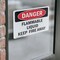 Signmission Flammable Liquid Keep Fire Away Danger Sign, Vinyl Decal, 10in W x 7in L, 2PK OS-2PACK-DS-D-710-L-2347 - alternate 5
